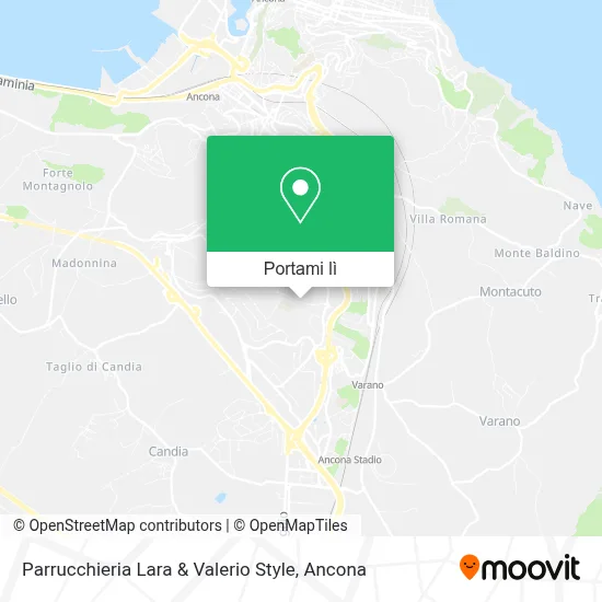 Mappa Parrucchieria Lara & Valerio Style