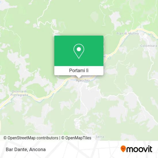 Mappa Bar Dante