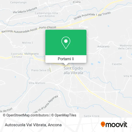 Mappa Autoscuola Val Vibrata