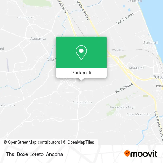 Mappa Thai Boxe Loreto