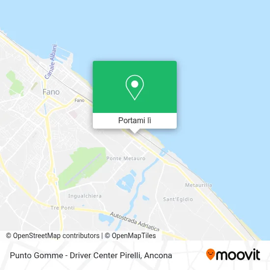 Mappa Punto Gomme - Driver Center Pirelli