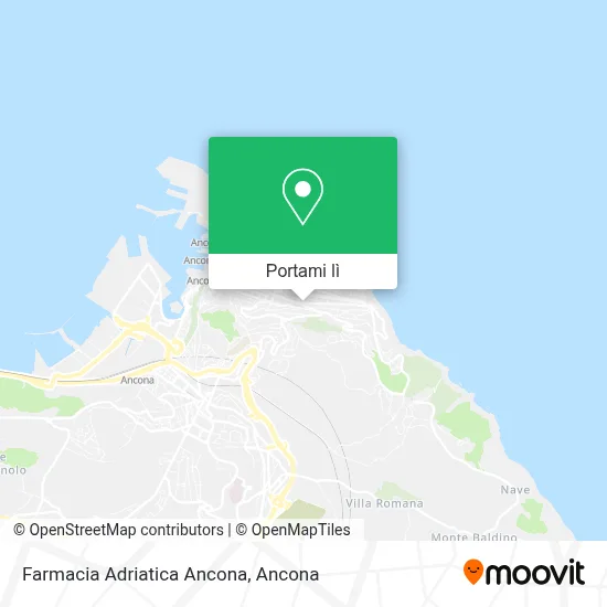 Mappa Farmacia Adriatica Ancona