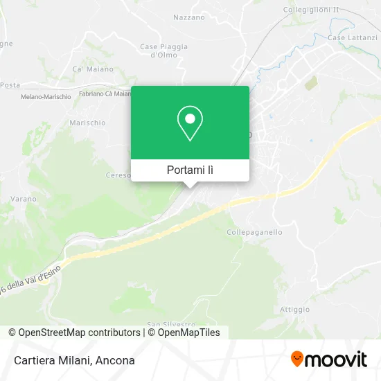 Mappa Cartiera Milani