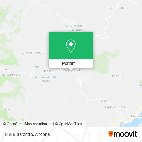 Mappa B & B Il Centro