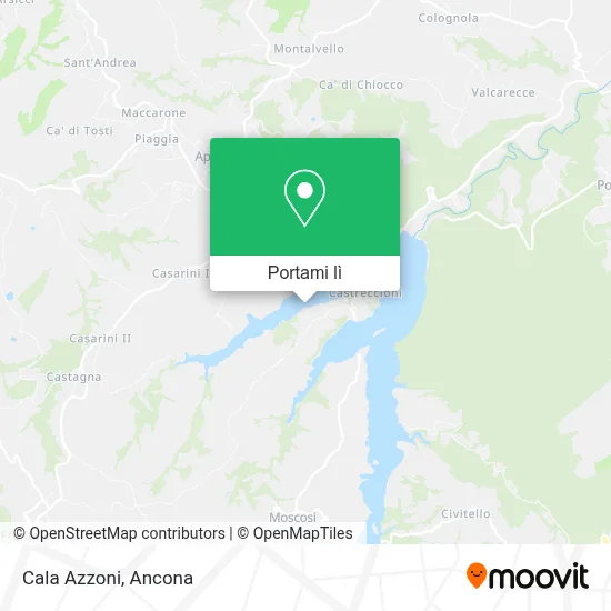 Mappa Cala Azzoni