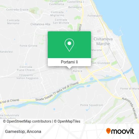 Mappa Gamestop