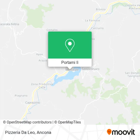 Mappa Pizzeria Da Leo