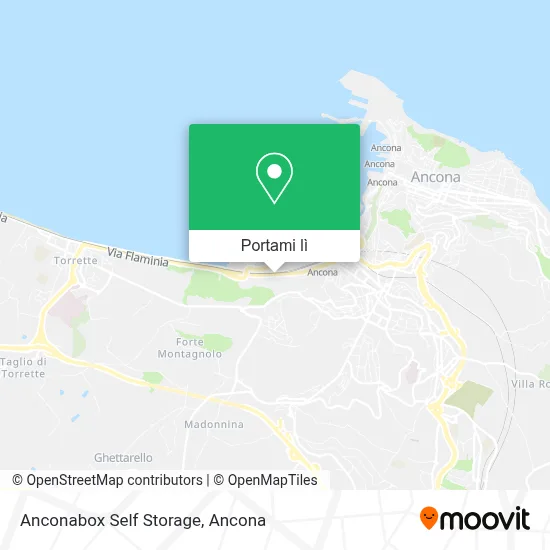 Mappa Anconabox Self Storage