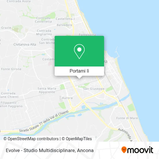 Mappa Evolve - Studio Multidisciplinare