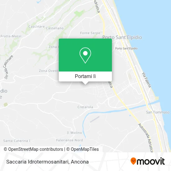 Mappa Saccaria Idrotermosanitari