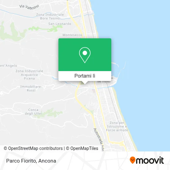 Mappa Parco Fiorito