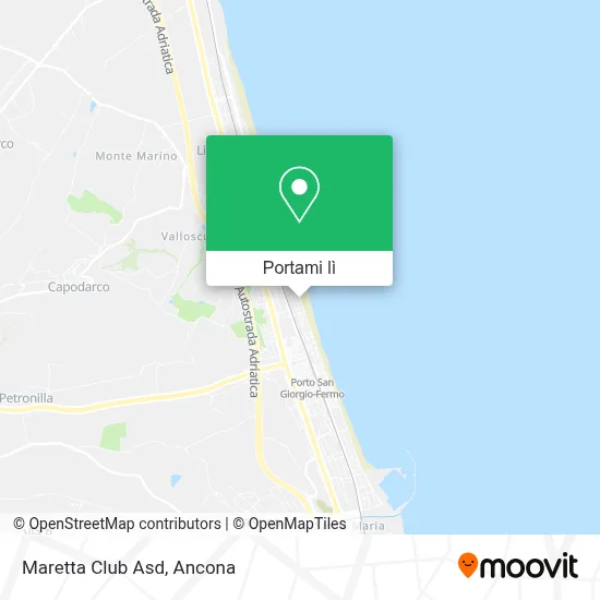 Mappa Maretta Club Asd