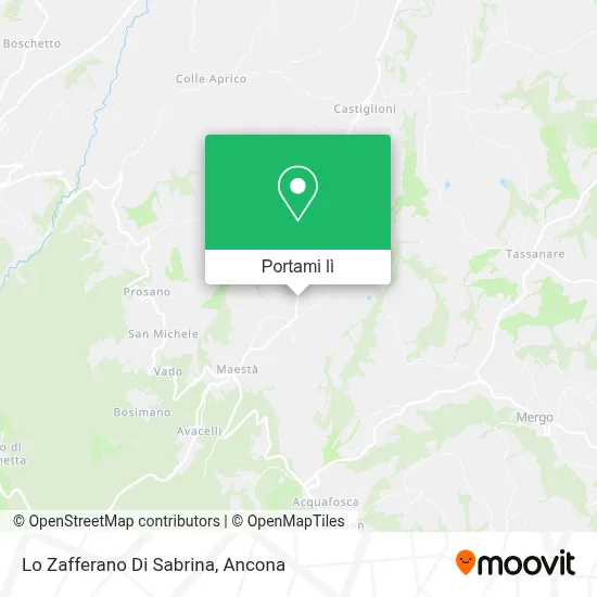 Mappa Lo Zafferano Di Sabrina