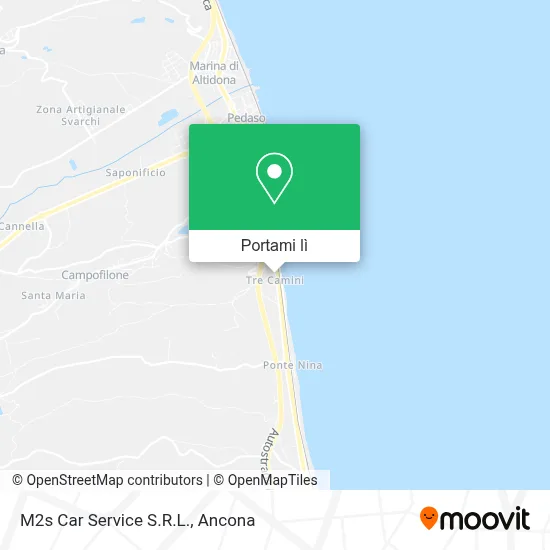 Mappa M2s Car Service S.R.L.