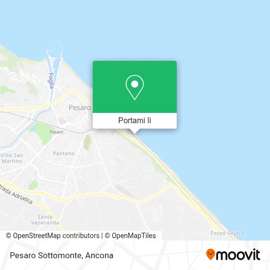 Mappa Pesaro Sottomonte