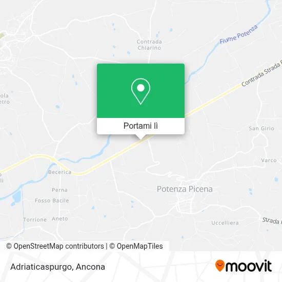 Mappa Adriaticaspurgo