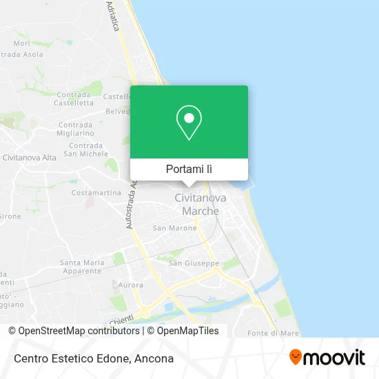 Mappa Centro Estetico Edone