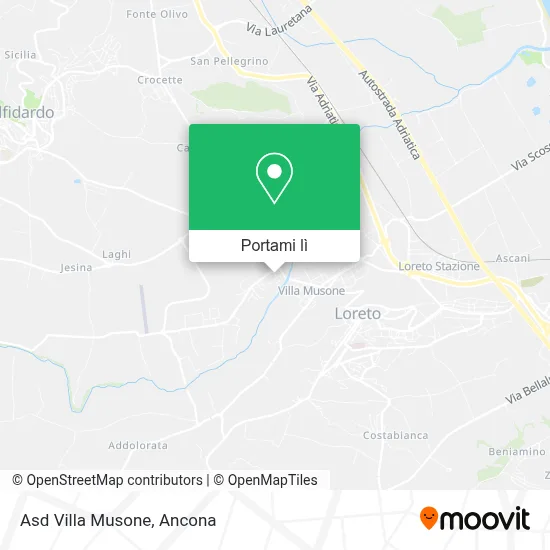 Mappa Asd Villa Musone