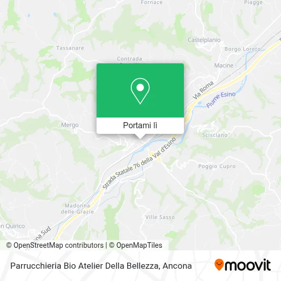 Mappa Parrucchieria Bio Atelier Della Bellezza
