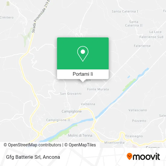 Mappa Gfg Batterie Srl