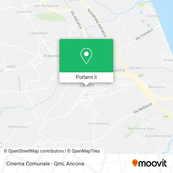Mappa Cinema Comunale - Qmi