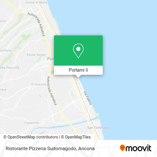 Mappa Ristorante Pizzeria Sudomagodo