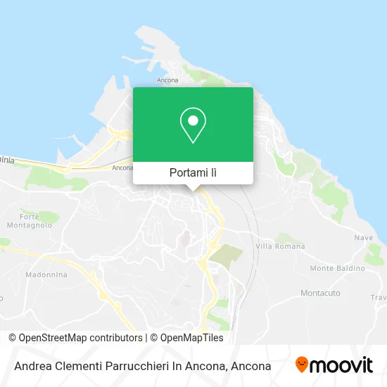Mappa Andrea Clementi Parrucchieri In Ancona