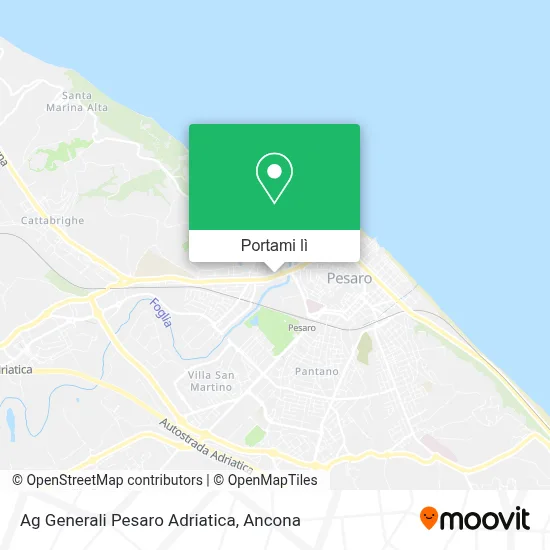 Mappa Ag Generali Pesaro Adriatica