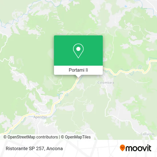 Mappa Ristorante SP 257