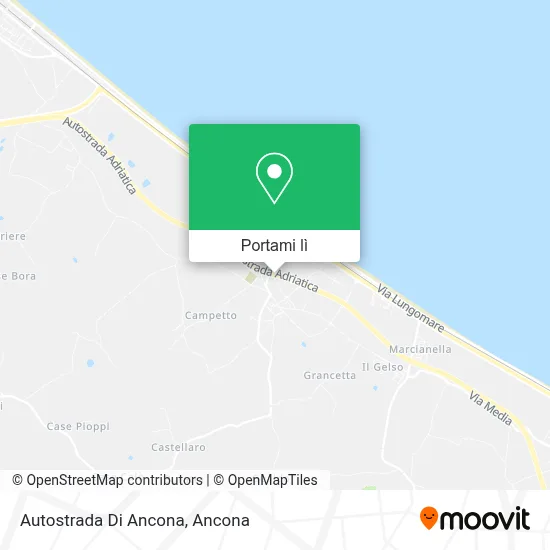 Mappa Autostrada Di Ancona