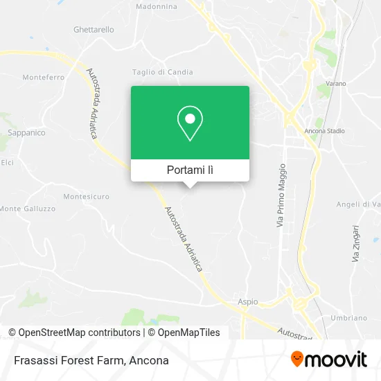 Mappa Frasassi Forest Farm