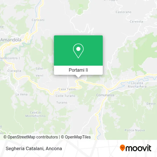 Mappa Segheria Catalani