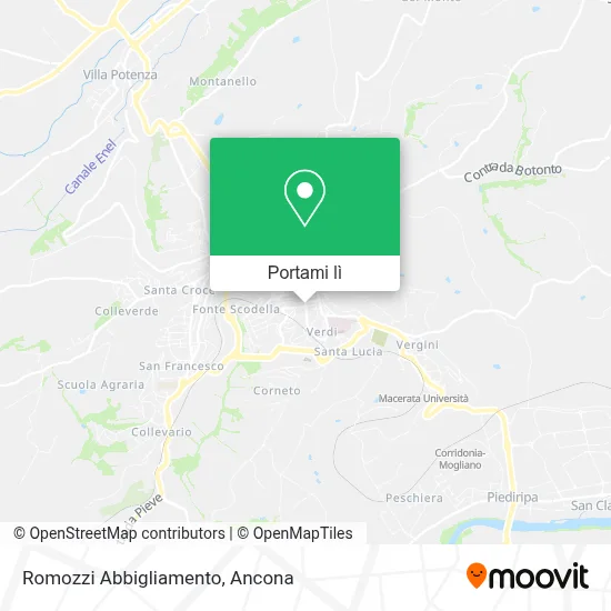 Mappa Romozzi Abbigliamento