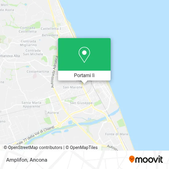 Mappa Amplifon