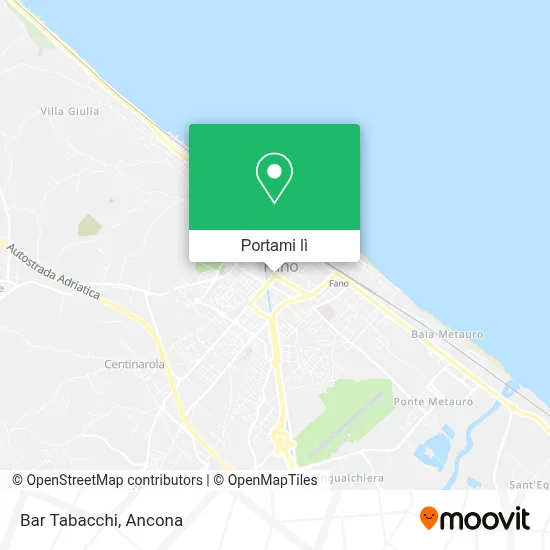 Mappa Bar Tabacchi