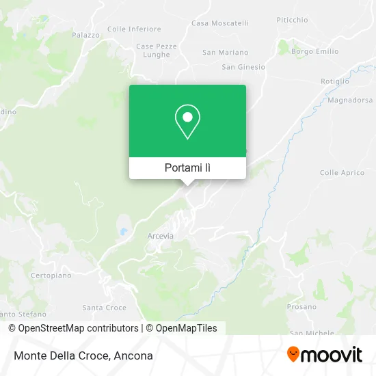 Mappa Monte Della Croce