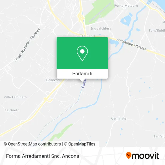 Mappa Forma Arredamenti Snc