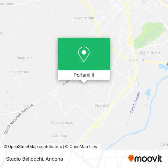 Mappa Stadio Bellocchi