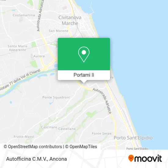 Mappa Autofficina C.M.V.