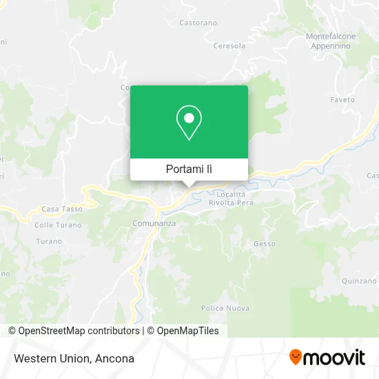 Mappa Western Union