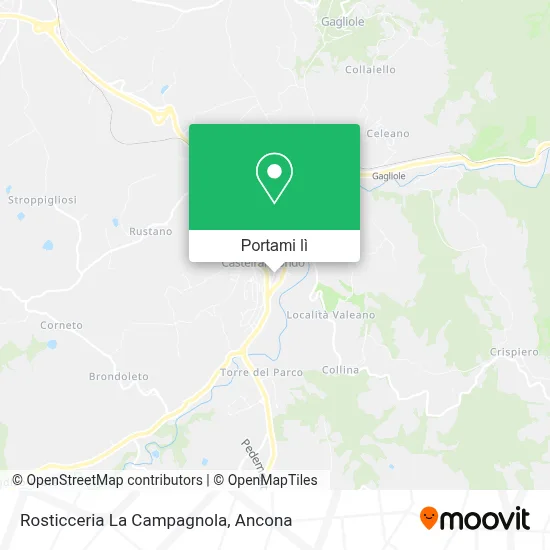 Mappa Rosticceria La Campagnola