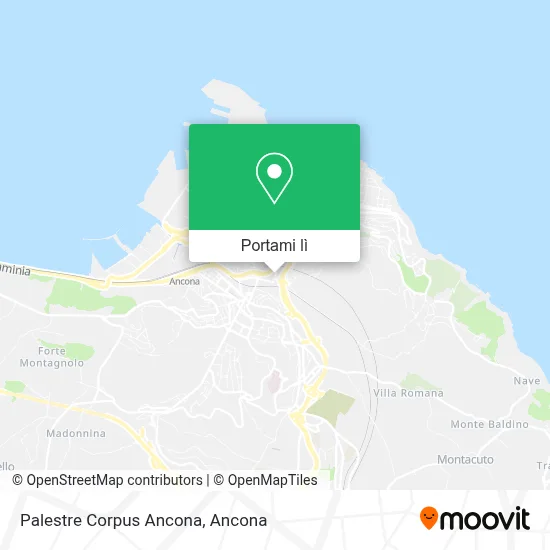 Mappa Palestre Corpus Ancona