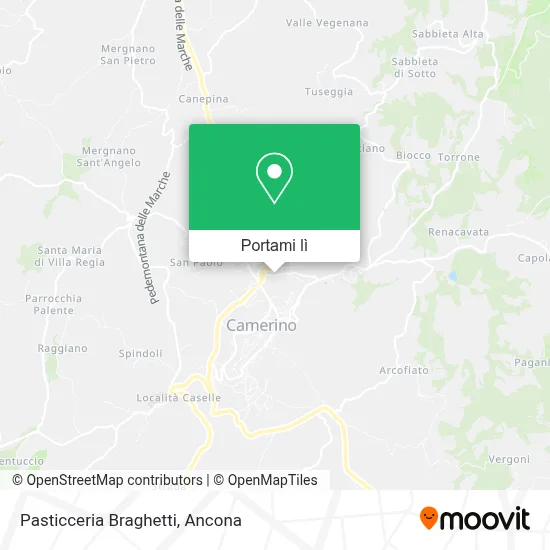Mappa Pasticceria Braghetti
