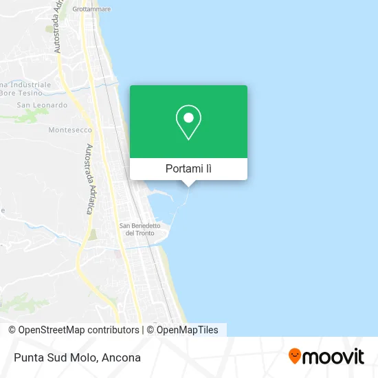 Mappa Punta Sud Molo