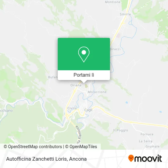 Mappa Autofficina Zanchetti Loris
