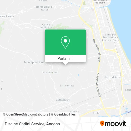 Mappa Piscine Carlini Service