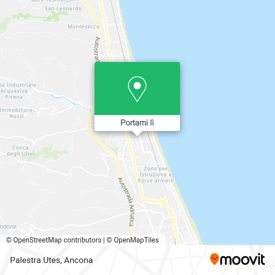 Mappa Palestra Utes