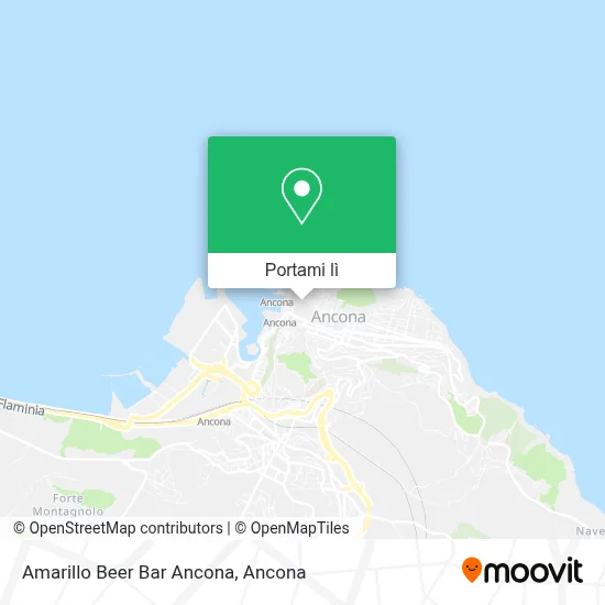 Mappa Amarillo Beer Bar Ancona