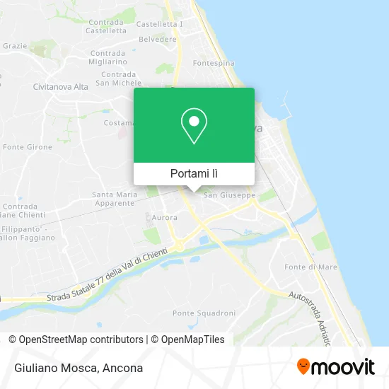 Mappa Giuliano Mosca