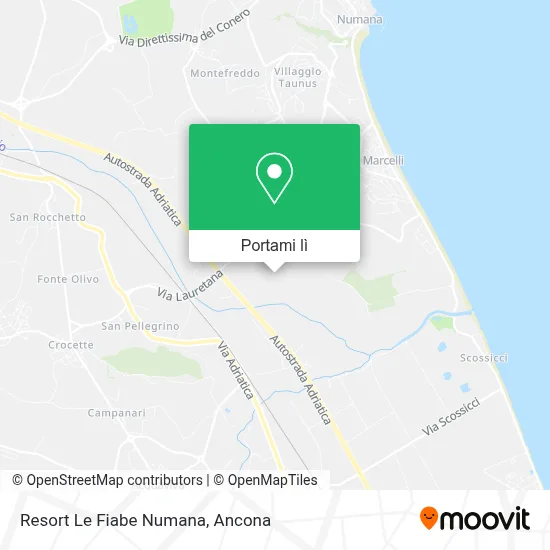 Mappa Resort Le Fiabe Numana